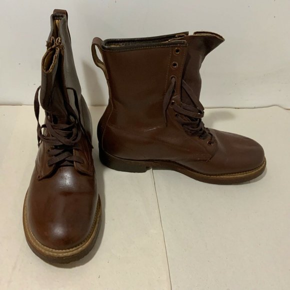 VINTAGE ROYAL WORCHESTER BROWN BOOTS MEN 6.5 W. 8.5 main image 10